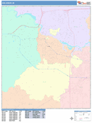 Ann Arbor Digital Map Color Cast Style